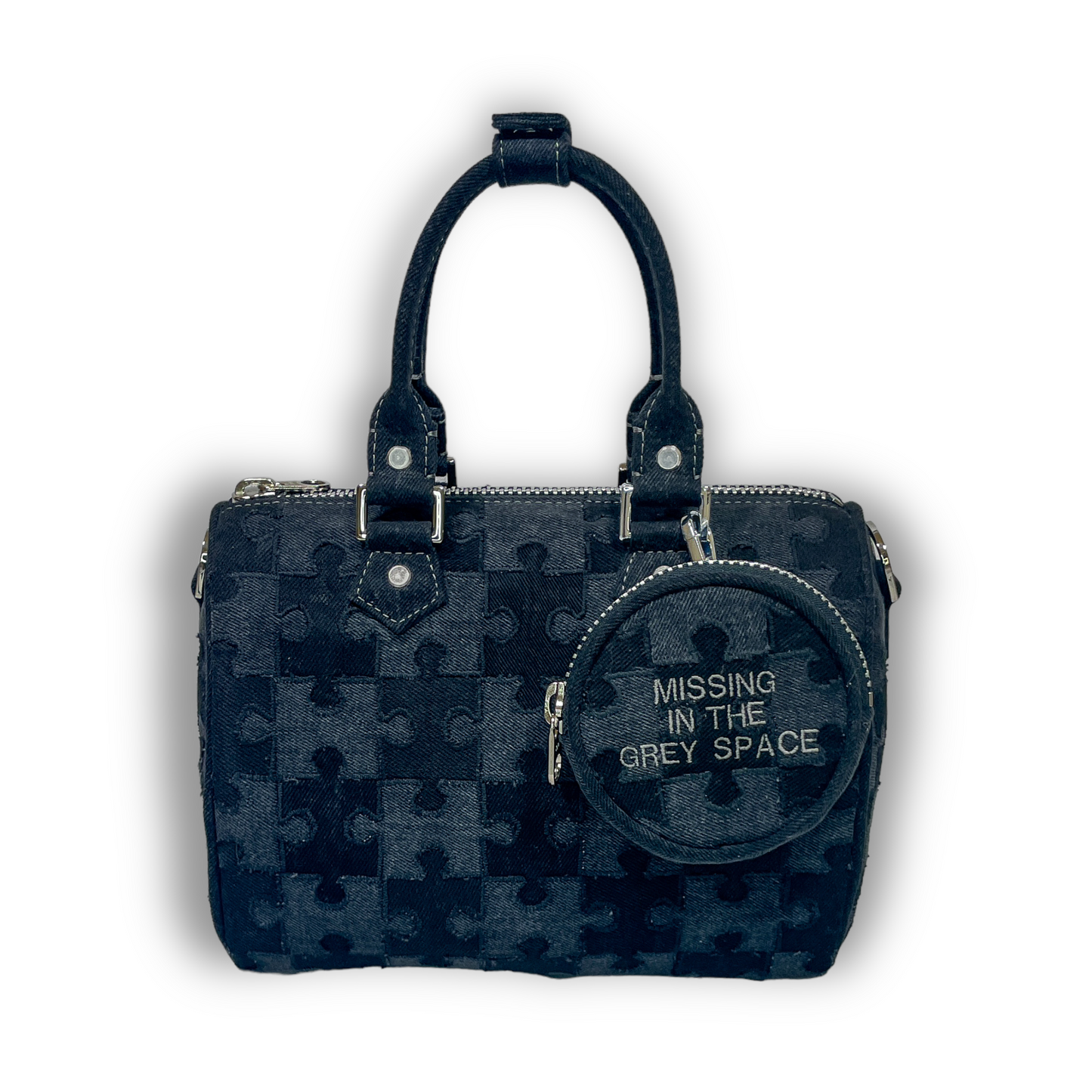 "Missing in the Grey Space" Mini Handbag – Limited Edition, Handcrafted 🎒👜